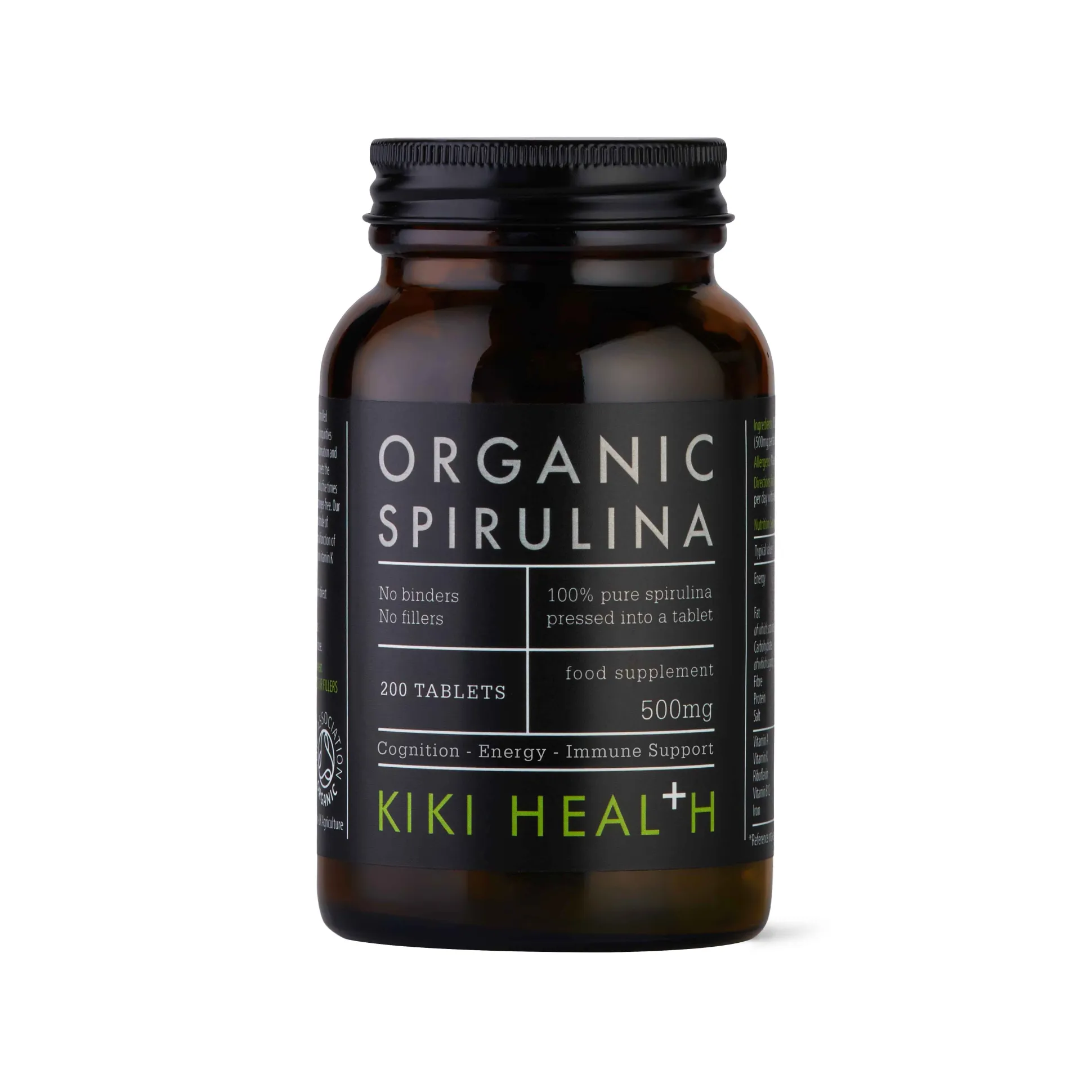 KIKI Health Organic Spirulina 200 tabs
