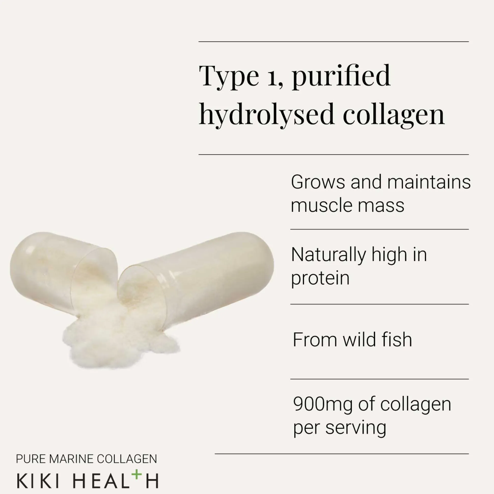 KIKI Pure Marine Collagen Vegicaps 150 Vegicaps