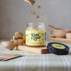 Kind to Bee Honey with Fresh Ginger Root 250g