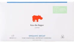Kiss the Hippo Coffee Organic Decaf Blend Pods 10 pods