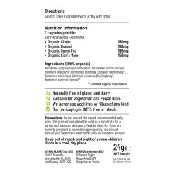 Living Nutrition Fermented Natural Nootropic 60 Caps