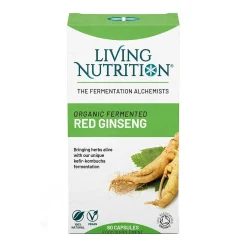 Living Nutrition Fermented Red Ginseng 60 Caps