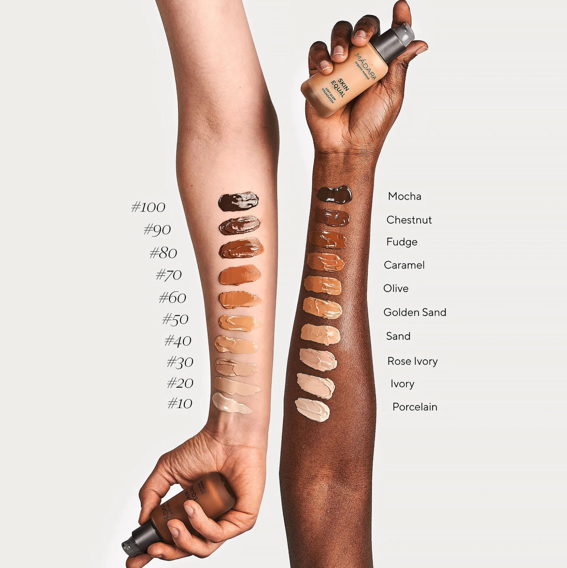 MADARA SKIN EQUAL Foundation, #50 GOLDEN SAND 30ml