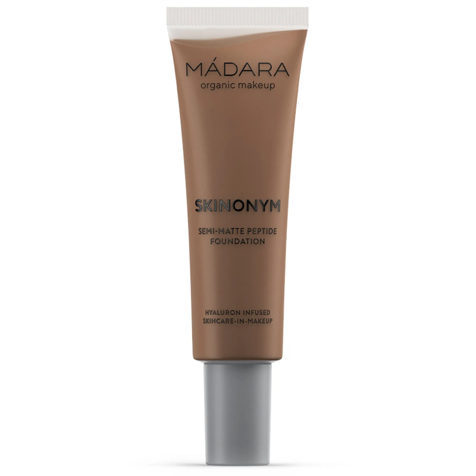 MADARA SKINONYM Semi-Matte Peptide Foundation, #90 CHESNUT 30ml