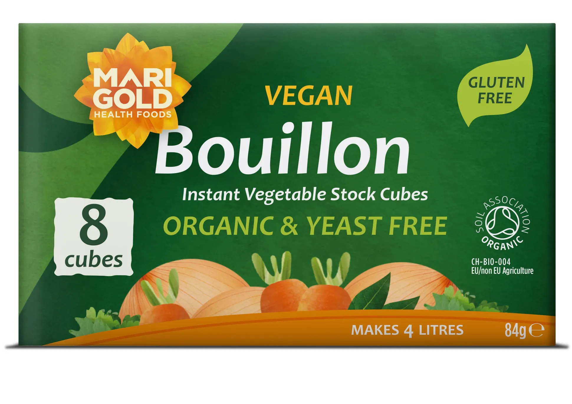 Marigold Organic Bouillon Yeast Free 8 cubes