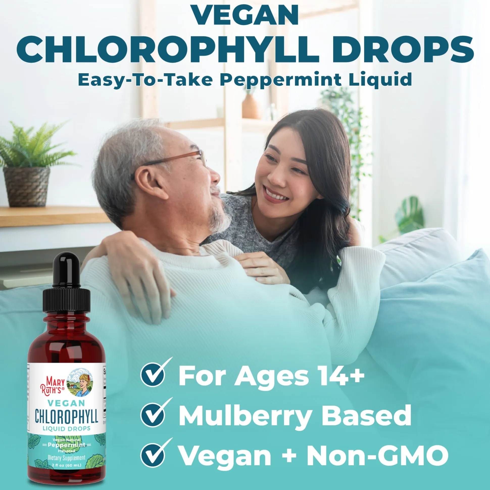 MaryRuth's Chlorophyll Drops (Peppermint) 59ml