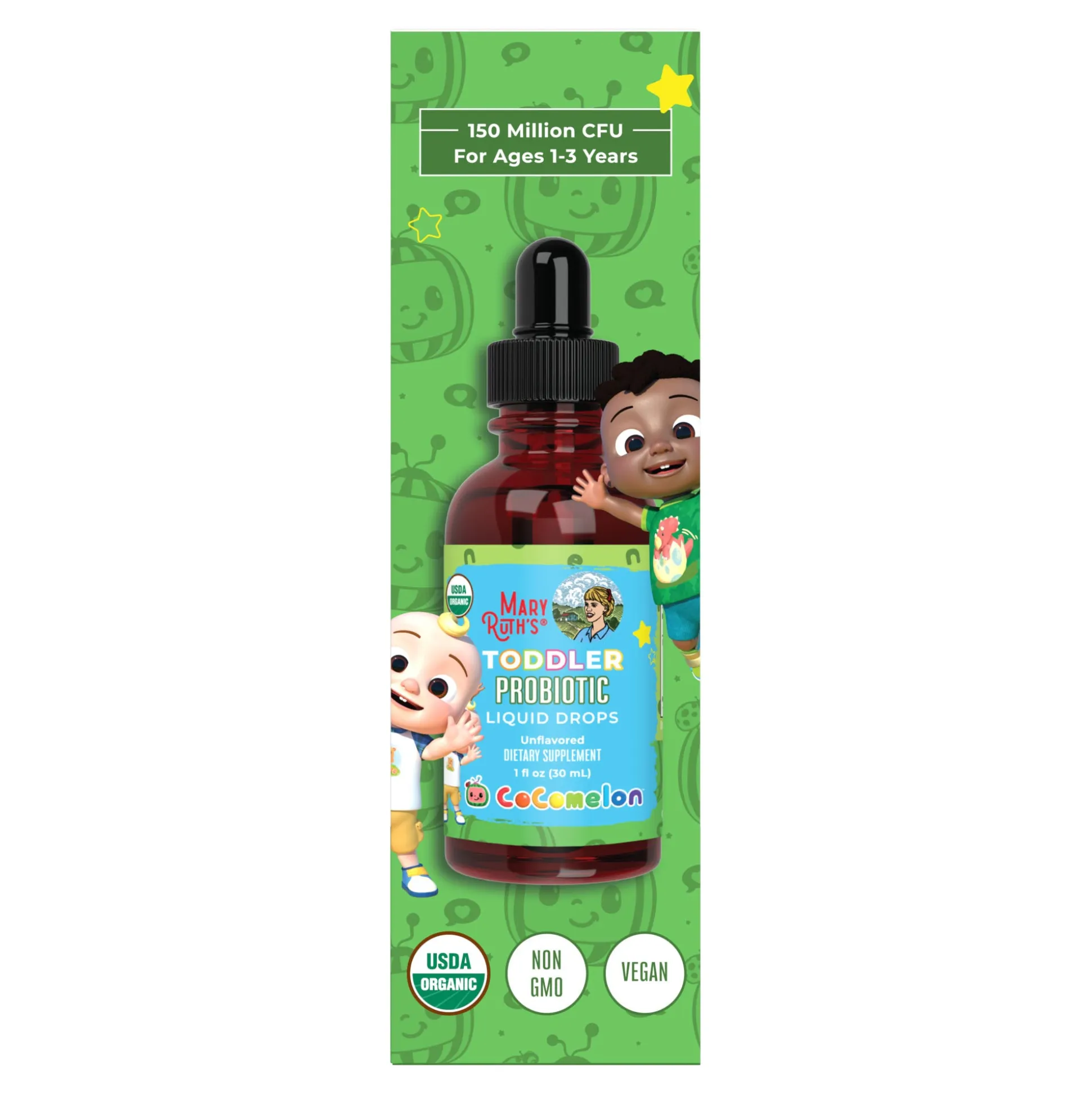 MaryRuth's Coco Toddler Probiotic Drops, Unflavored 29ml
