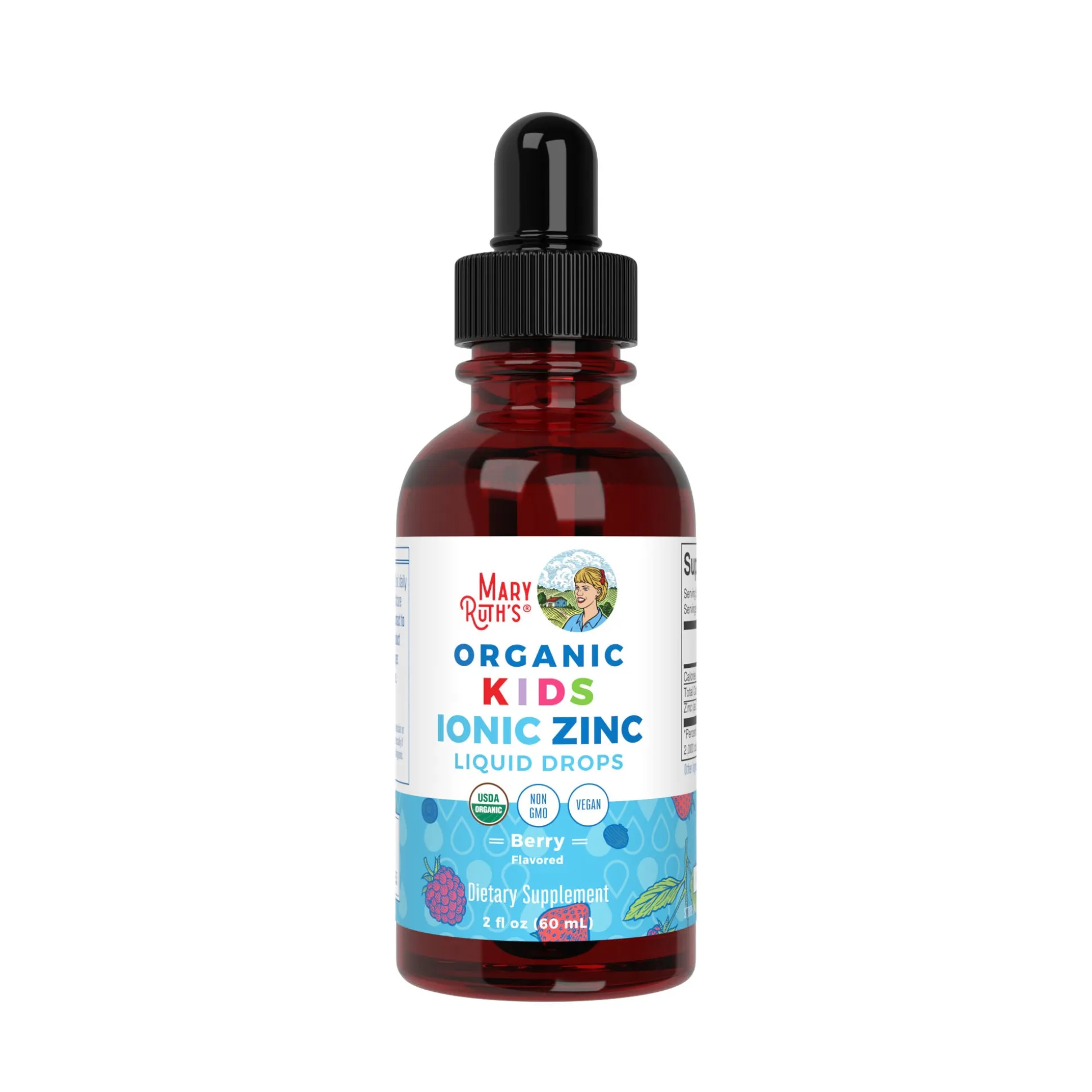 MaryRuth's Kids Zinc Drops, Berry 59ml