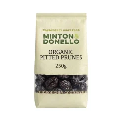 Minton & Donello Organic Pitted prunes 250g