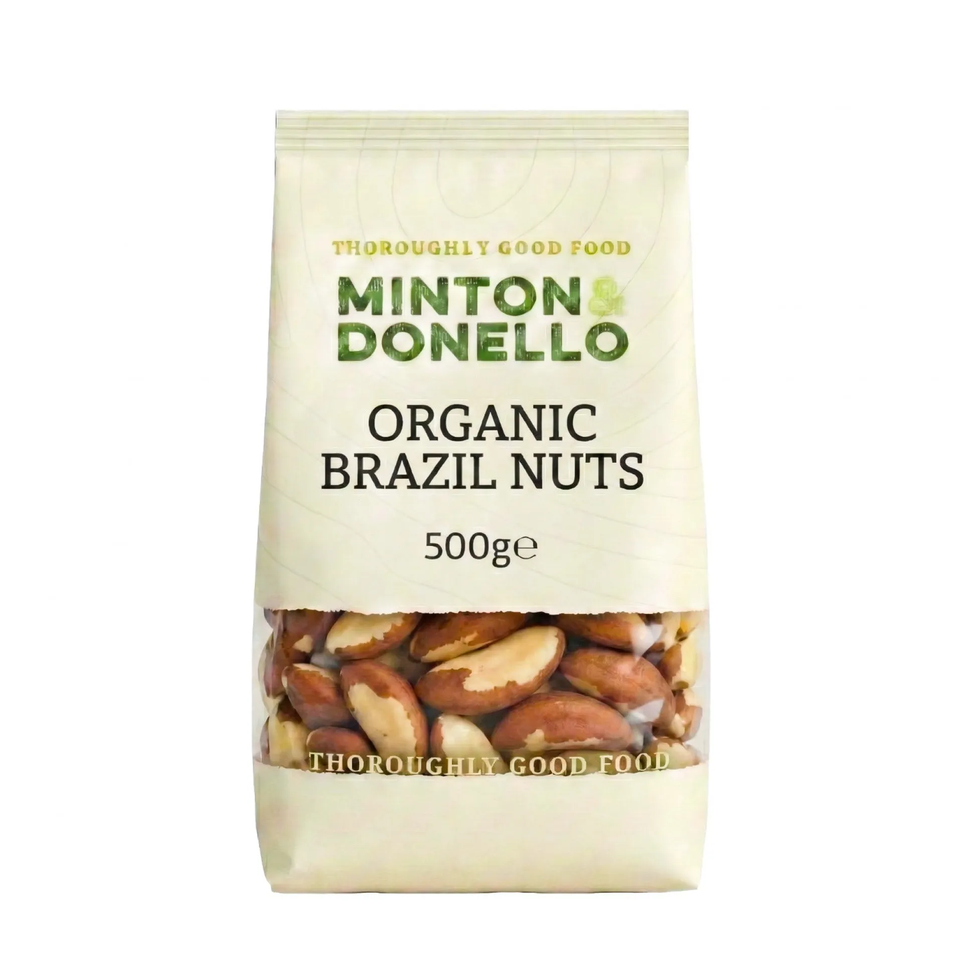 Minton & Donello Organic Whole Brazils 500g