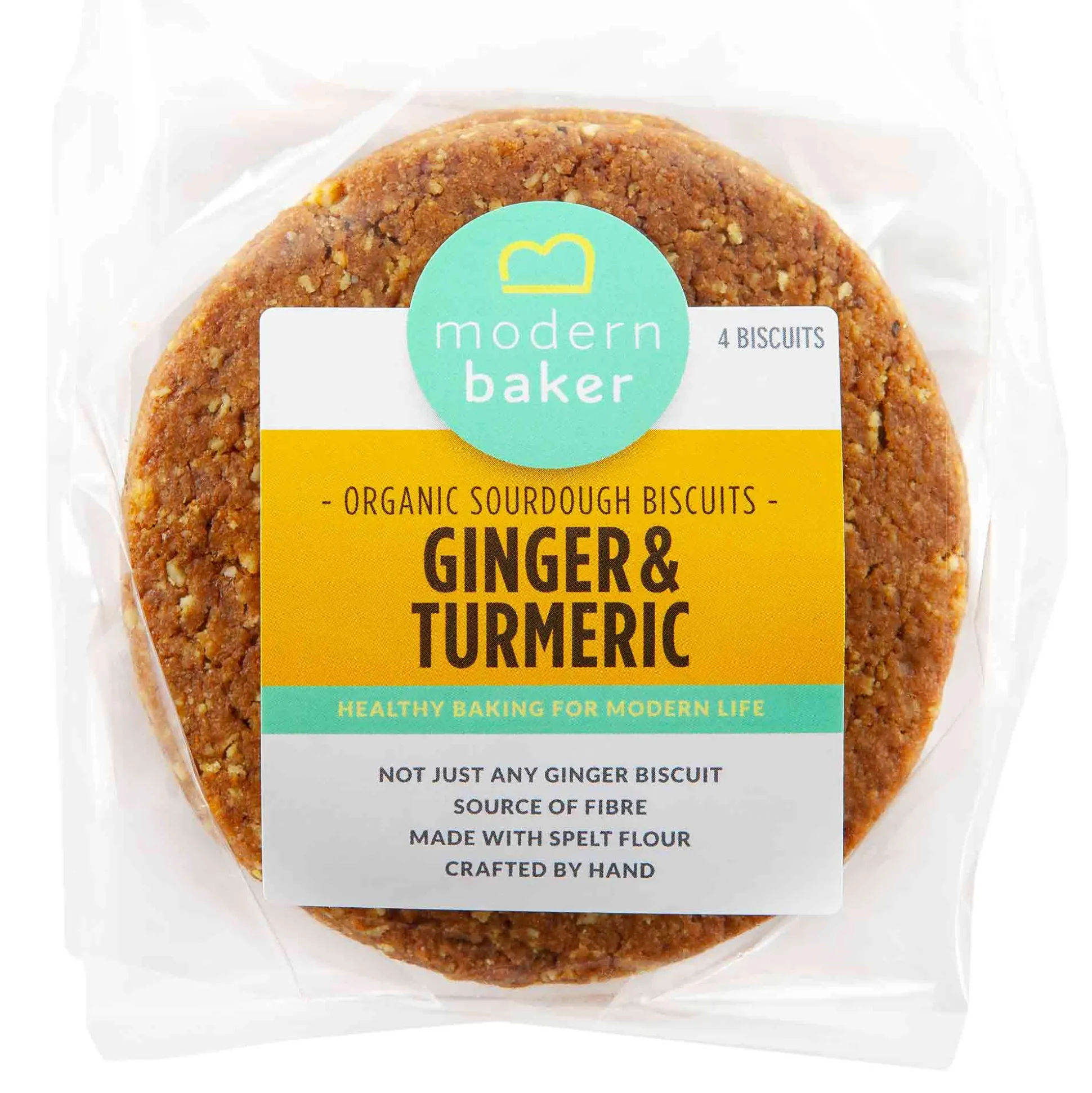 Modern Baker Ginger and Turmeric Biscuits 4 pack