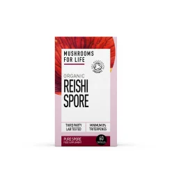 Mushrooms4Life Reishi Spore Capsules 60 Caps