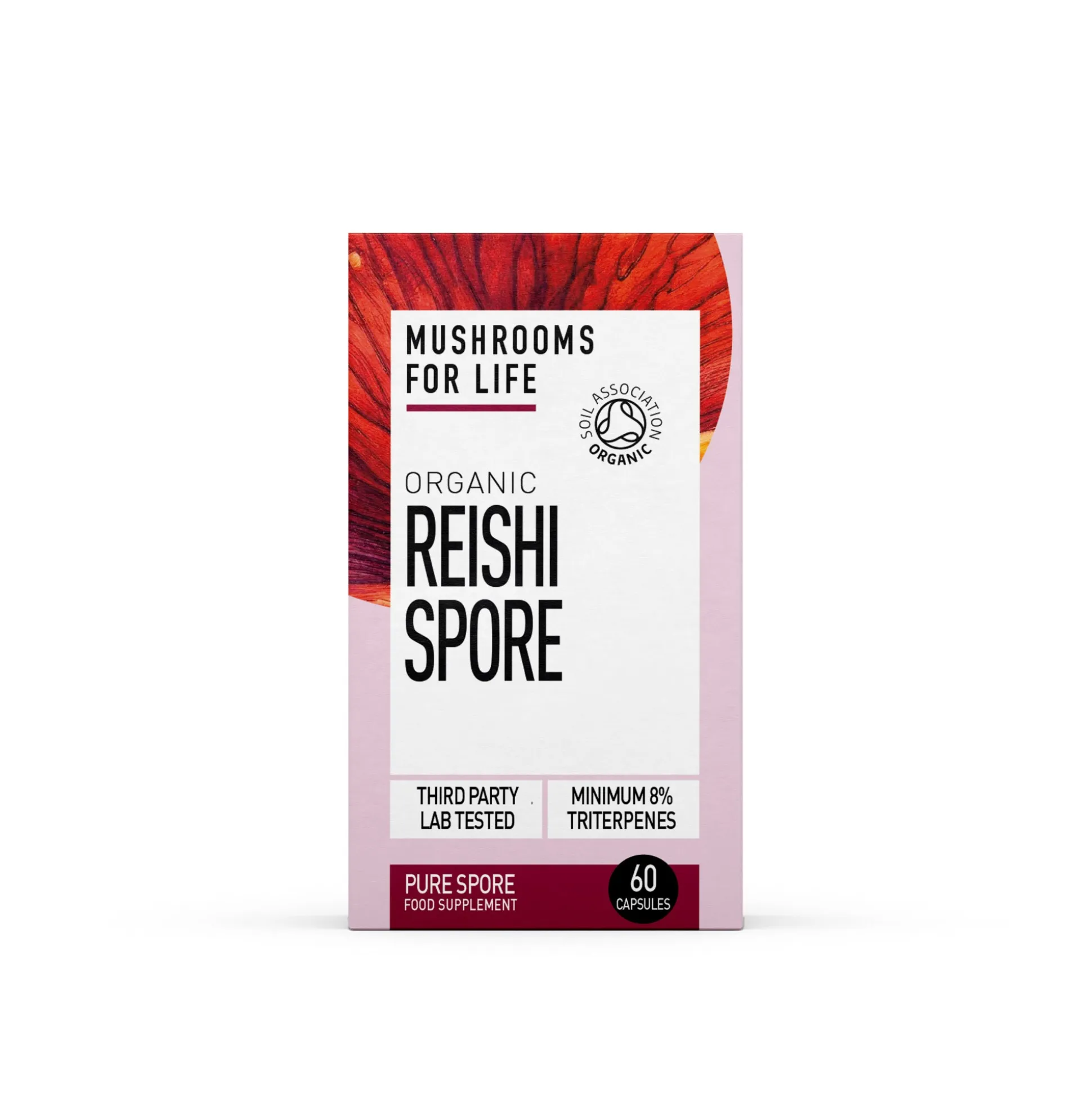 Mushrooms4Life Reishi Spore Capsules 60 Caps