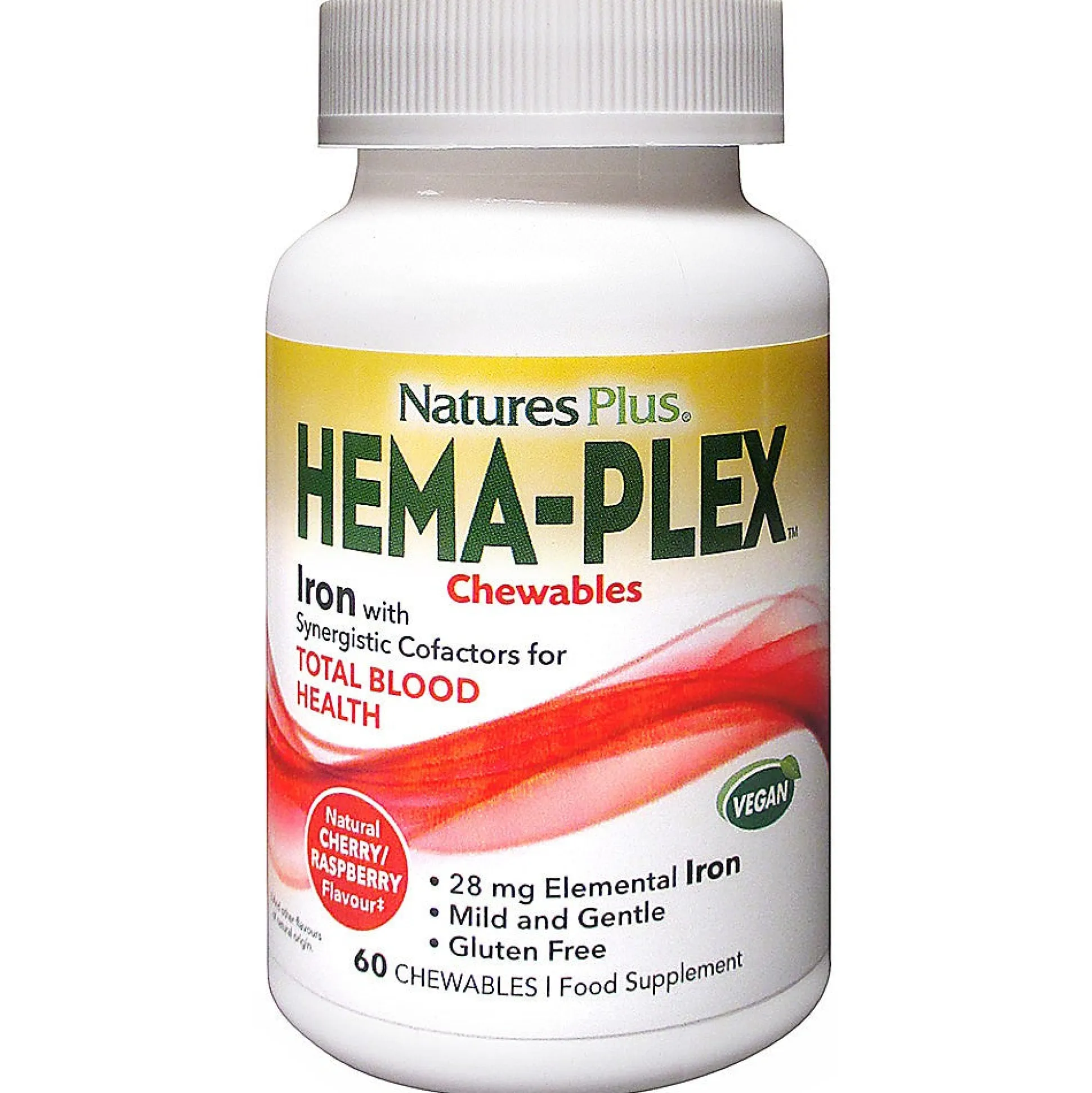 Nature's Plus Hema-Plex Chewables 60 chewables