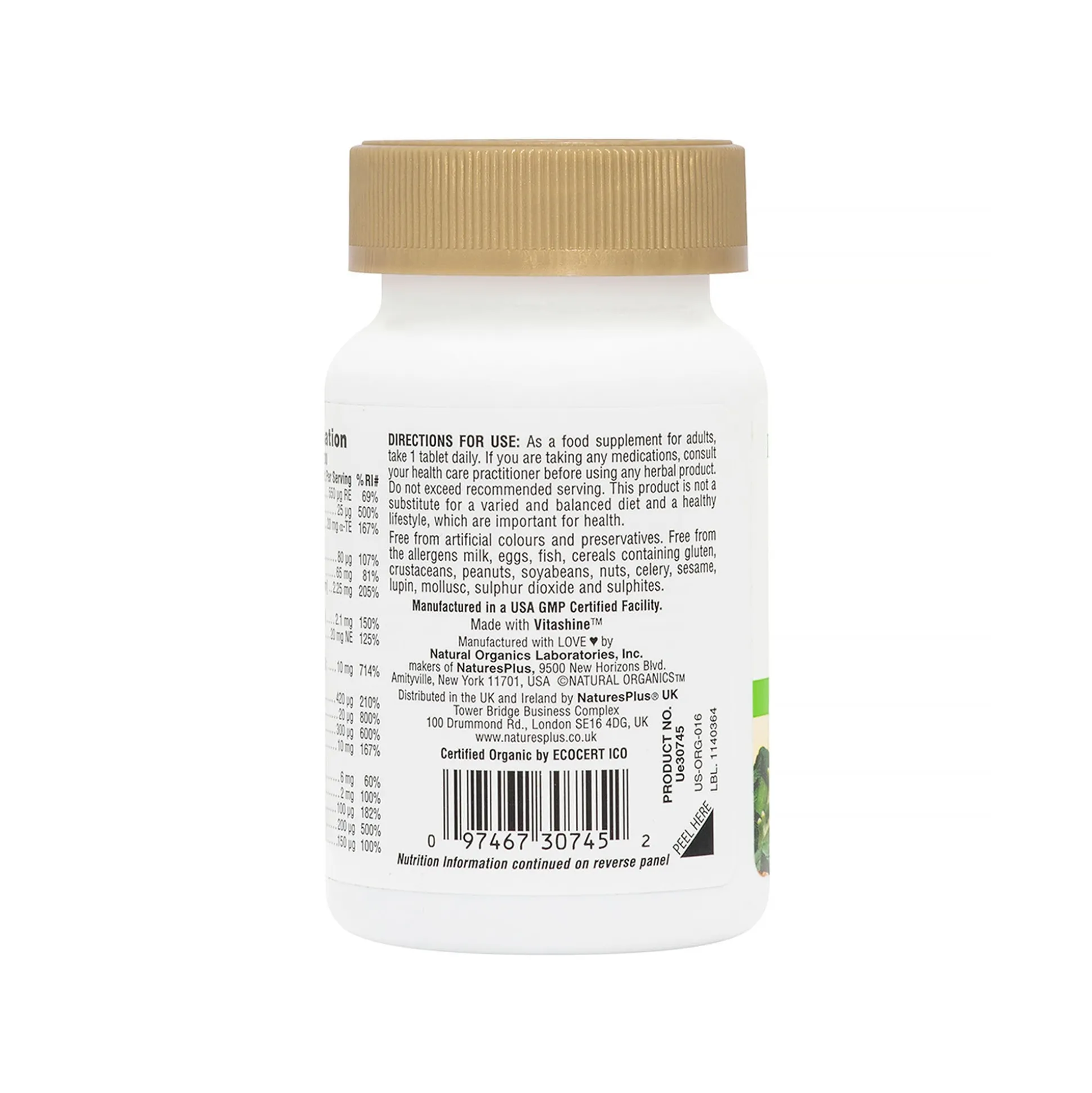 Nature's Plus Source of Life Garden Men's Daily 30 caps