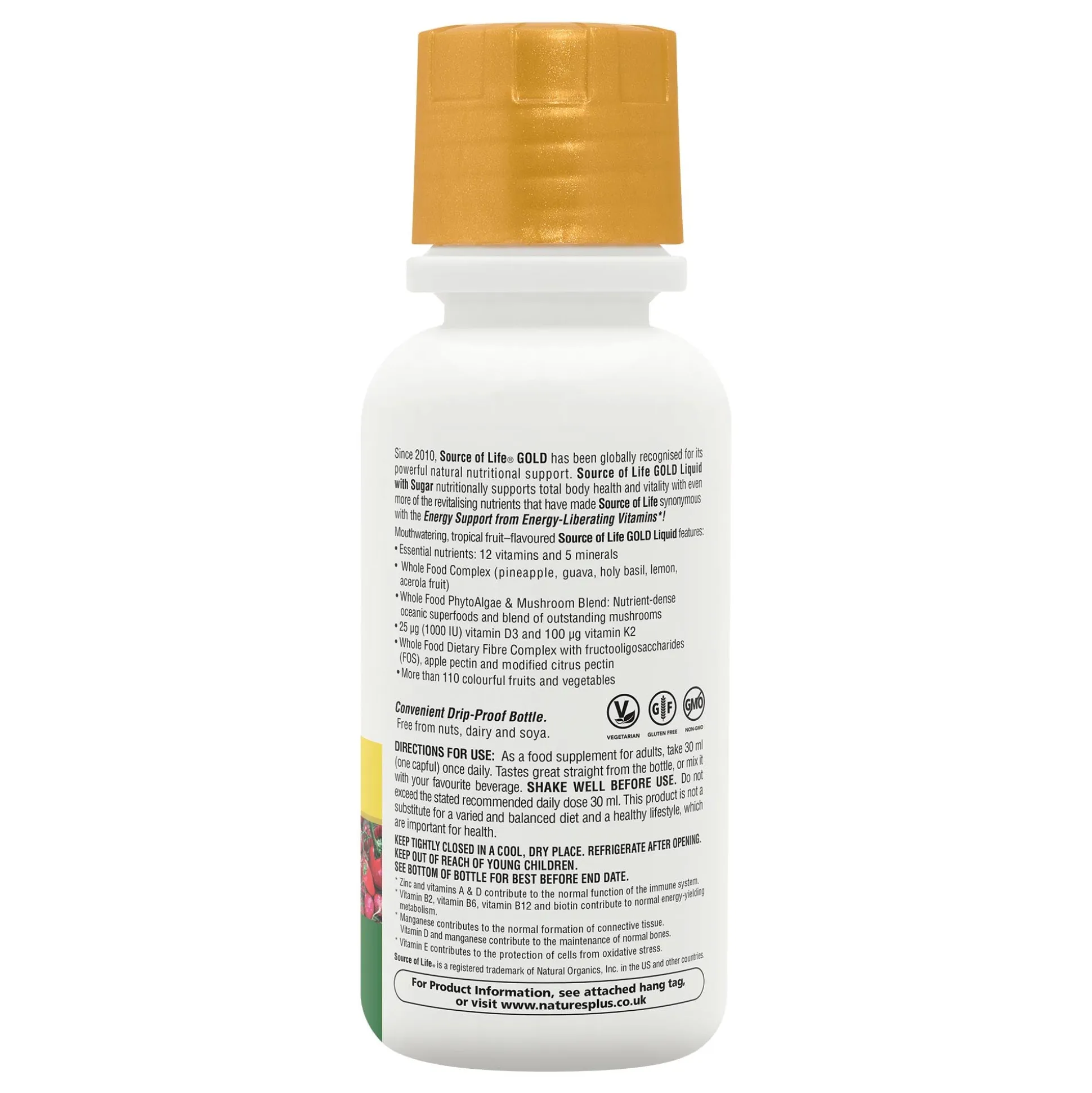 Nature's Plus Source of Life Gold Liquid 236.56ml 236.56 ml