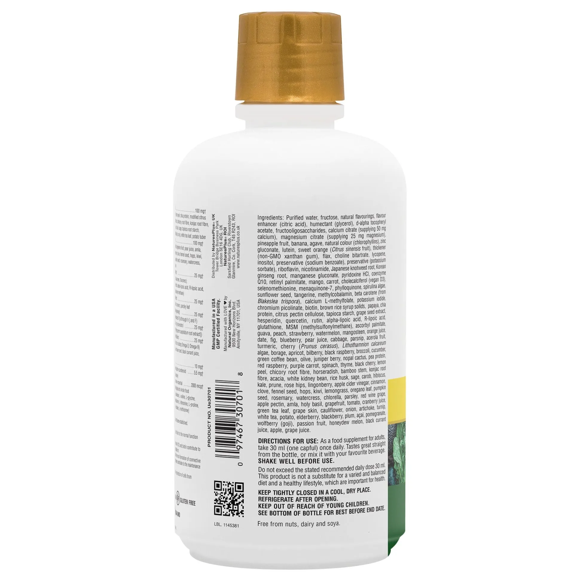 Nature's Plus Source of Life Gold Liquid 30oz