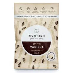 Nourish Organic Vanilla Coconut Bites 40g