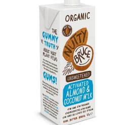 Nutty Bruce Activated Unsweetened Almond and Coconut M*lk 1L
