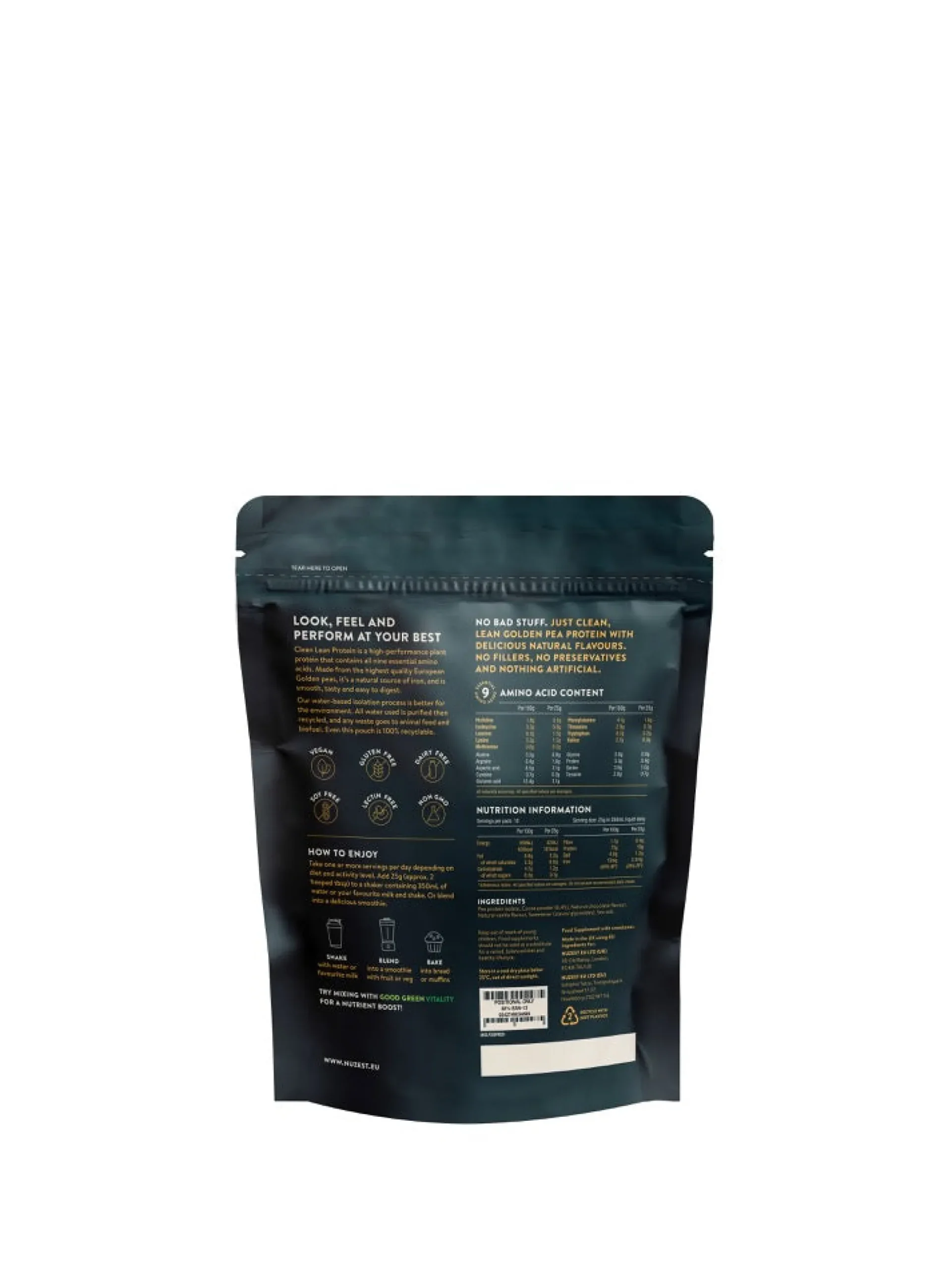 Nuzest Clean Lean Protein Rich Chocolate 250g