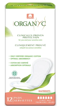 Organyc Maternity Pads 12pc