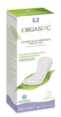 Organyc Pantyliners flat 24pc