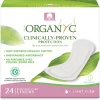 Organyc Panty Liners Folded; Light Flow 24