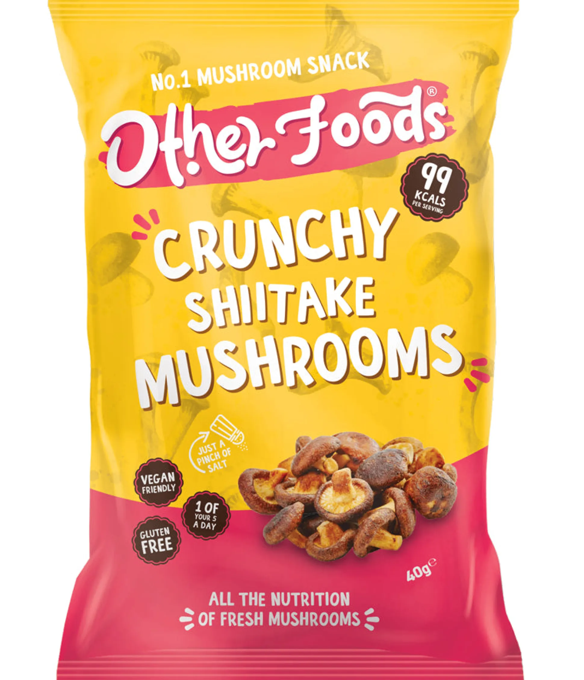 Other Foods Crunchy Shiitake Mushroom Chips 40g