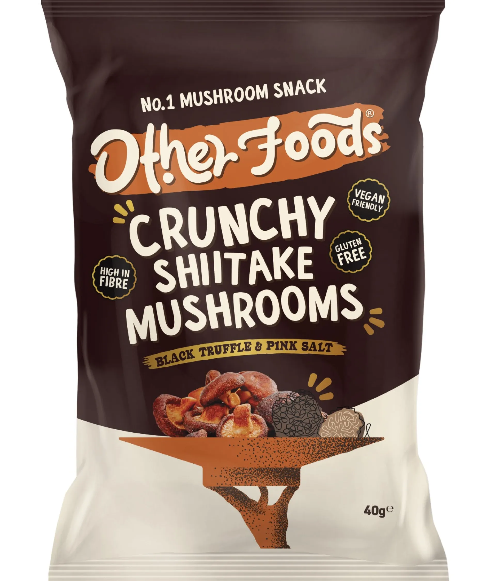 Other Foods Crunchy Shiitake Mushrooms Truffle Flavour 40g