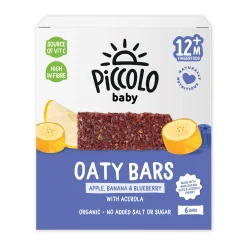 Piccolo Apple Banana Blueberry Oaty Bars 6x23g