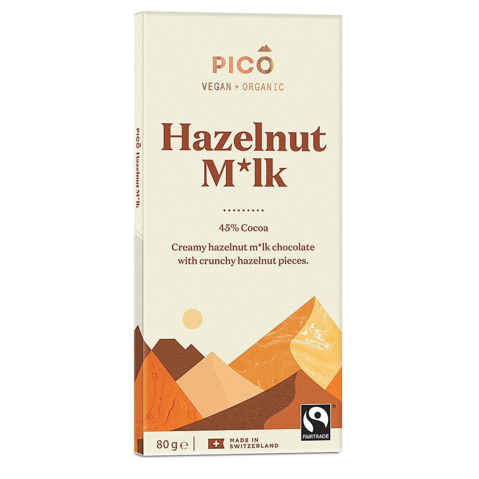 Pico Hazelnut M*lk Chocolate 80g