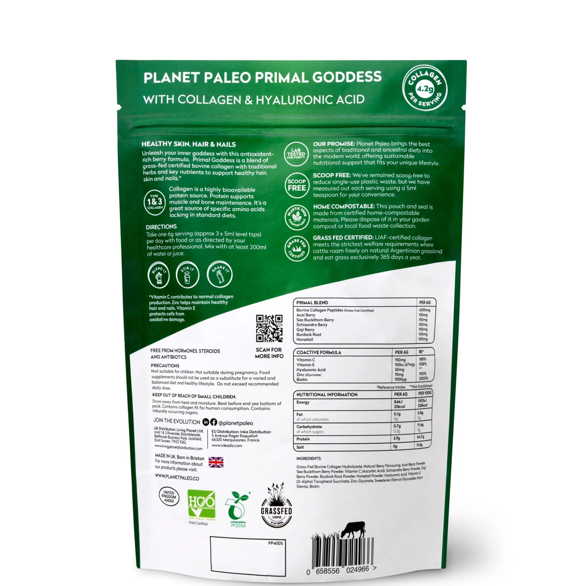 Planet Paleo Primal Goddess Berry 255g