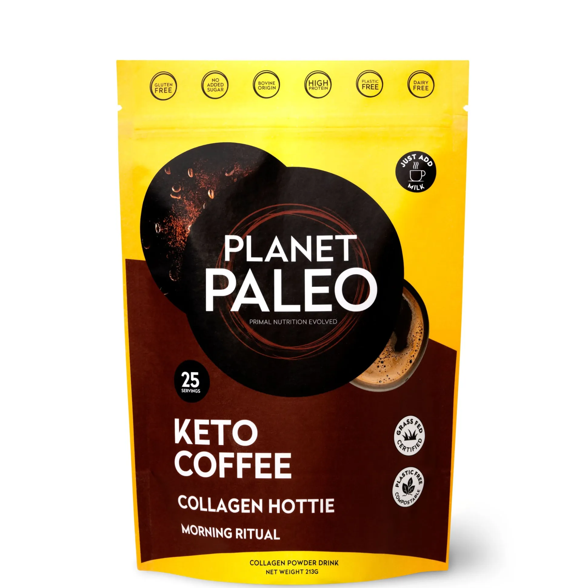 Planet Paleo Pure Collagen - Keto Coffee 213g