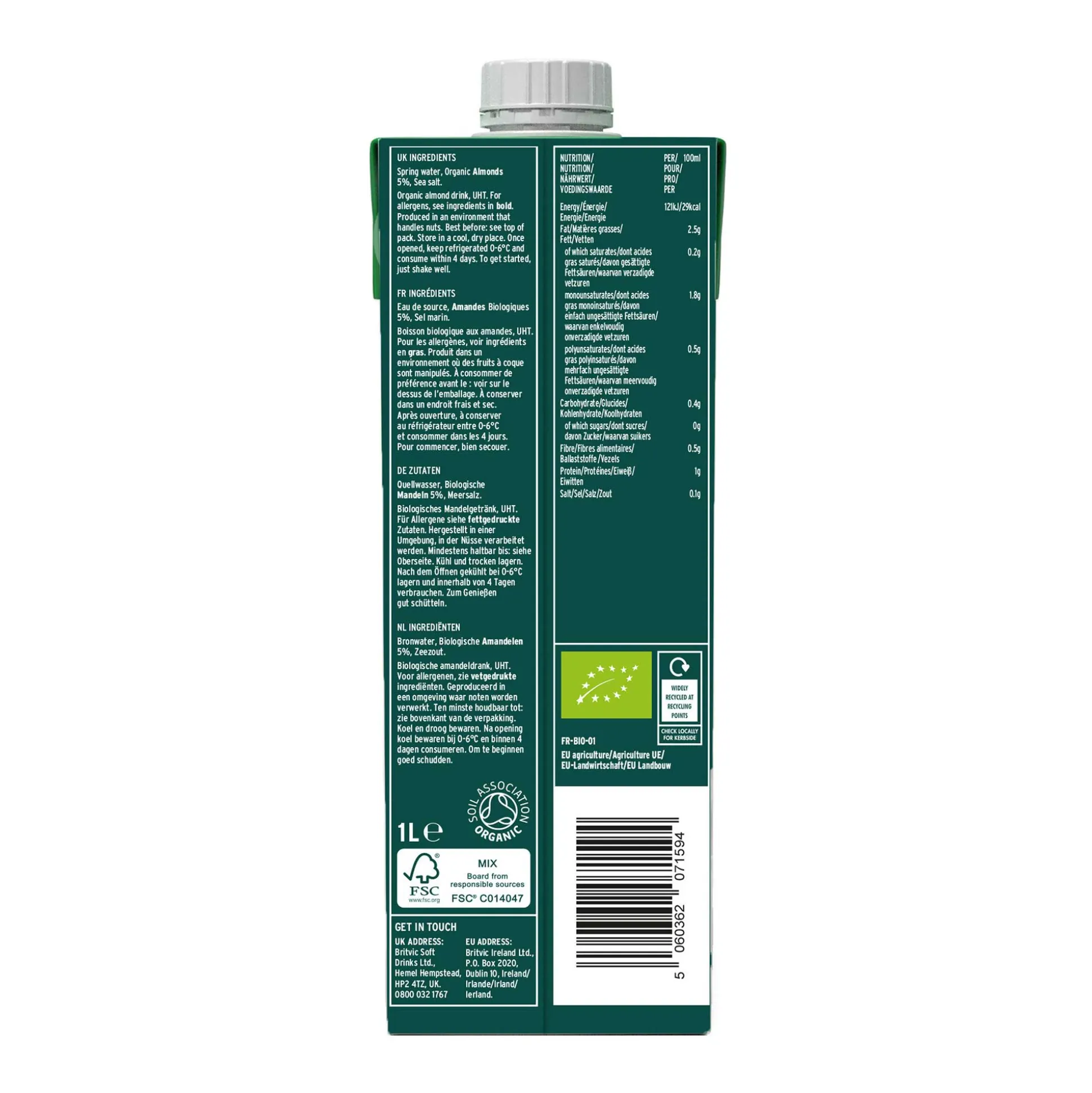 Plenish 6% Almond Milk 1L