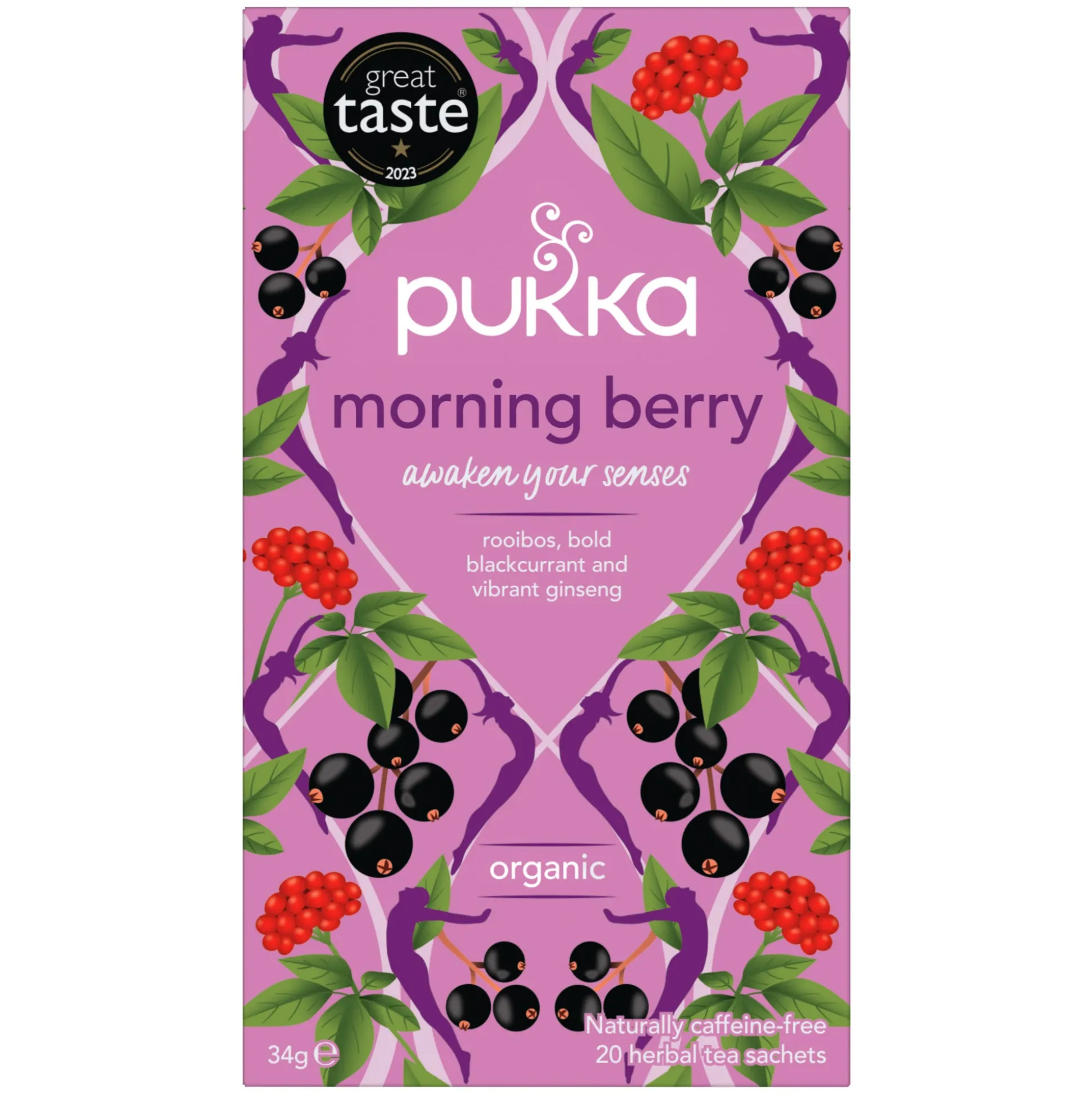 Pukka herbs Morning Berry organic tea bags 20 bags