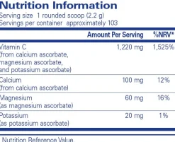 Pure Encapsulations Buffered Ascorbic Acid Powder 227g