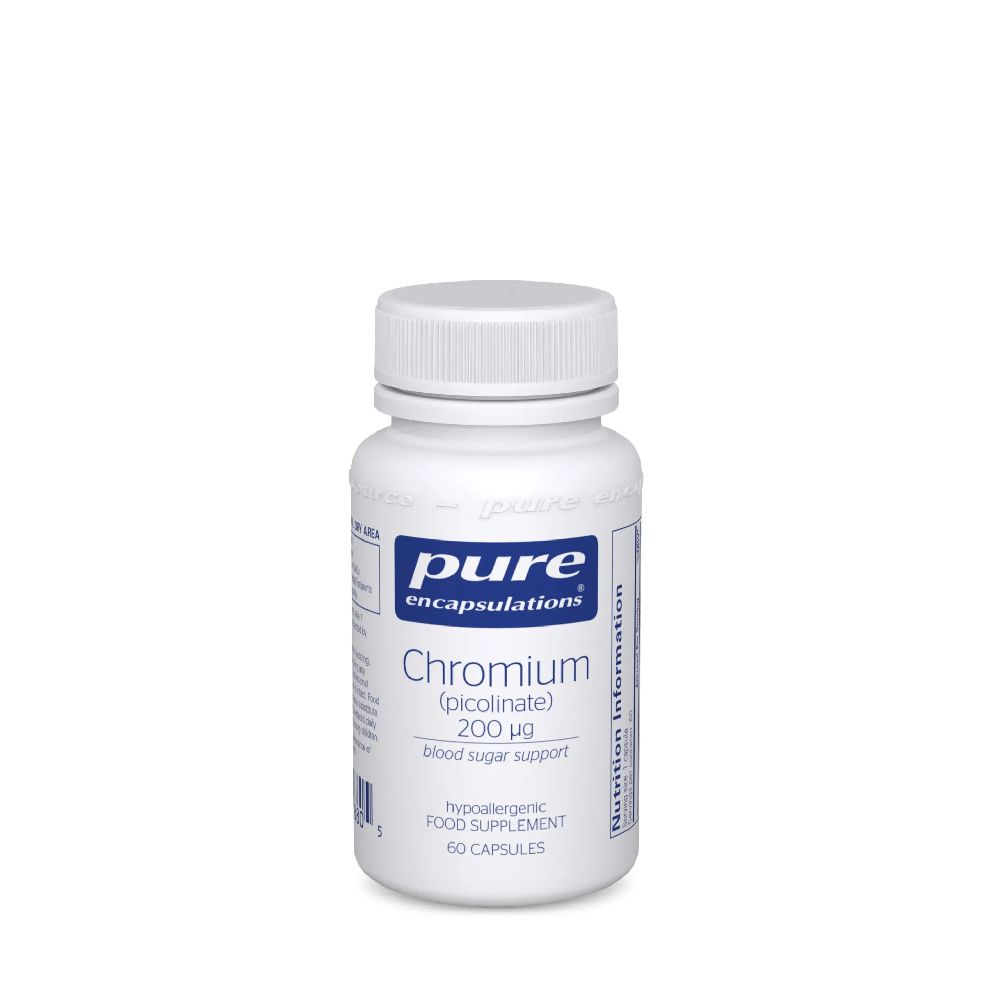 Pure Encapsulations Chromium (pic) 200 mcg 60 caps