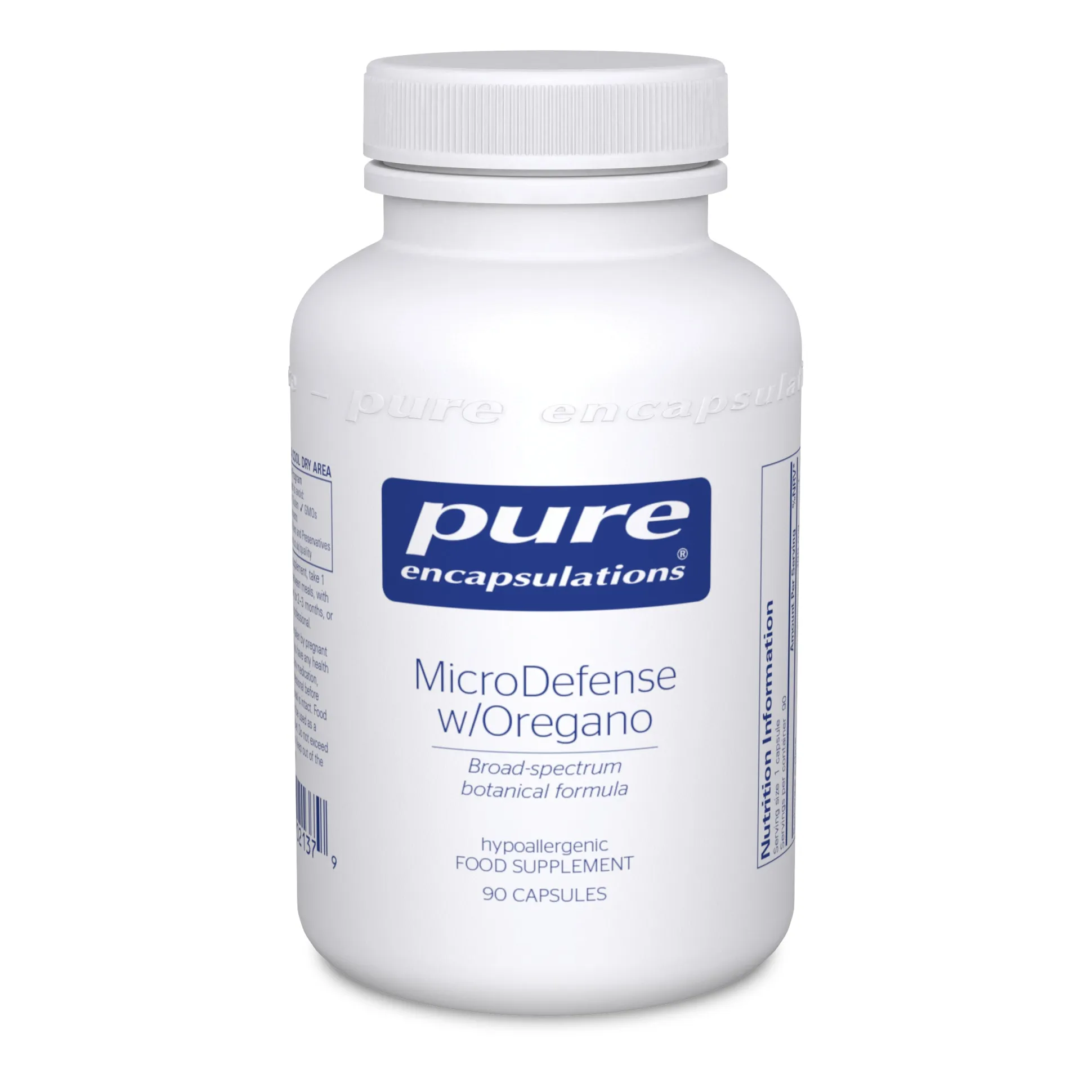 Pure Encapsulations MicroDefense with Oregano 90 caps