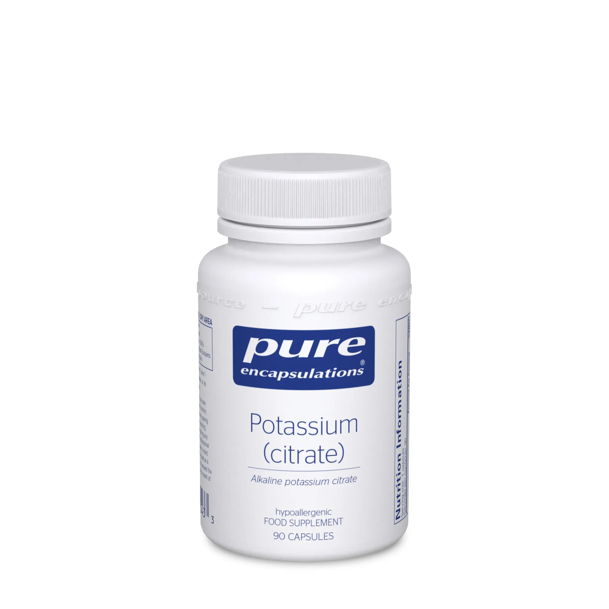 Pure Encapsulations Potassium (citrate) 90 caps