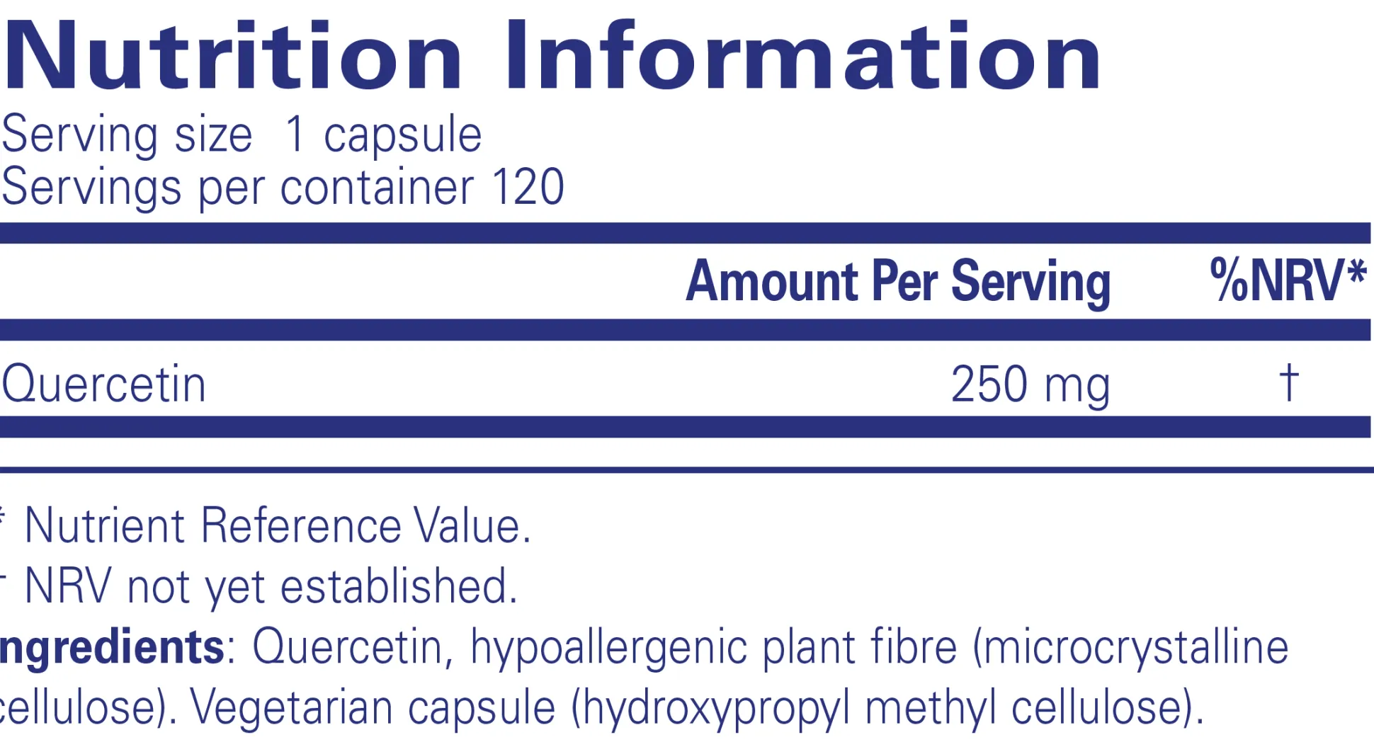 Pure Encapsulations Quercetin 120 caps