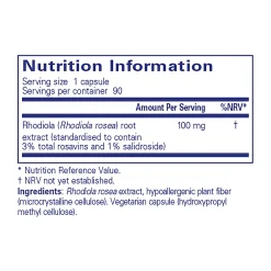 Pure Encapsulations Rhodiola Rosea 90 caps