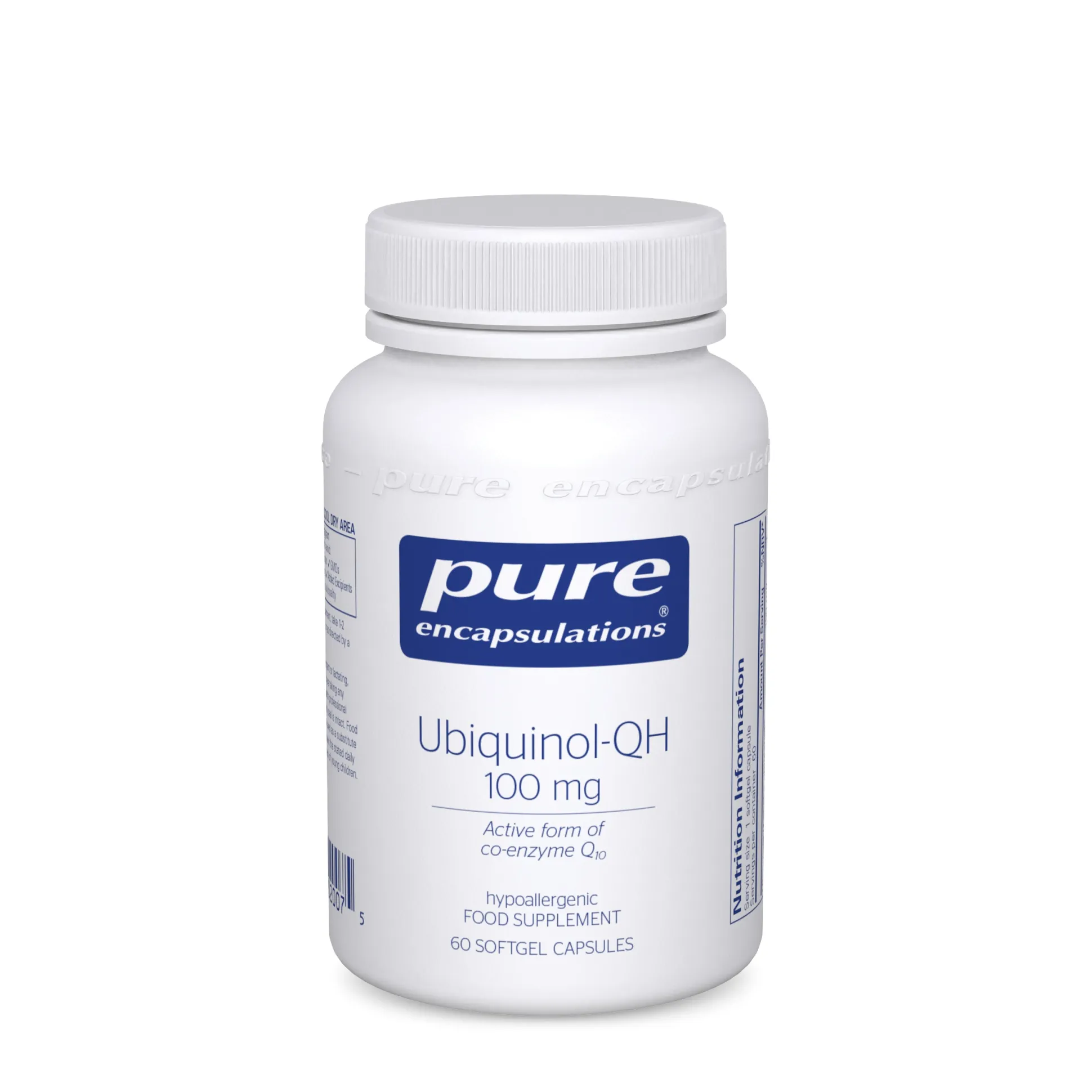 Pure Encapsulations Ubiquinol-QH 100 MG 60 caps