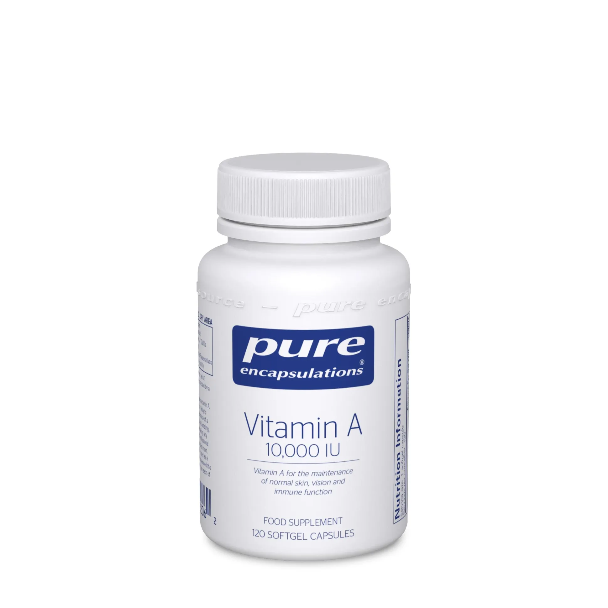 Pure Encapsulations Vitamin A 10,000 IU 120 caps