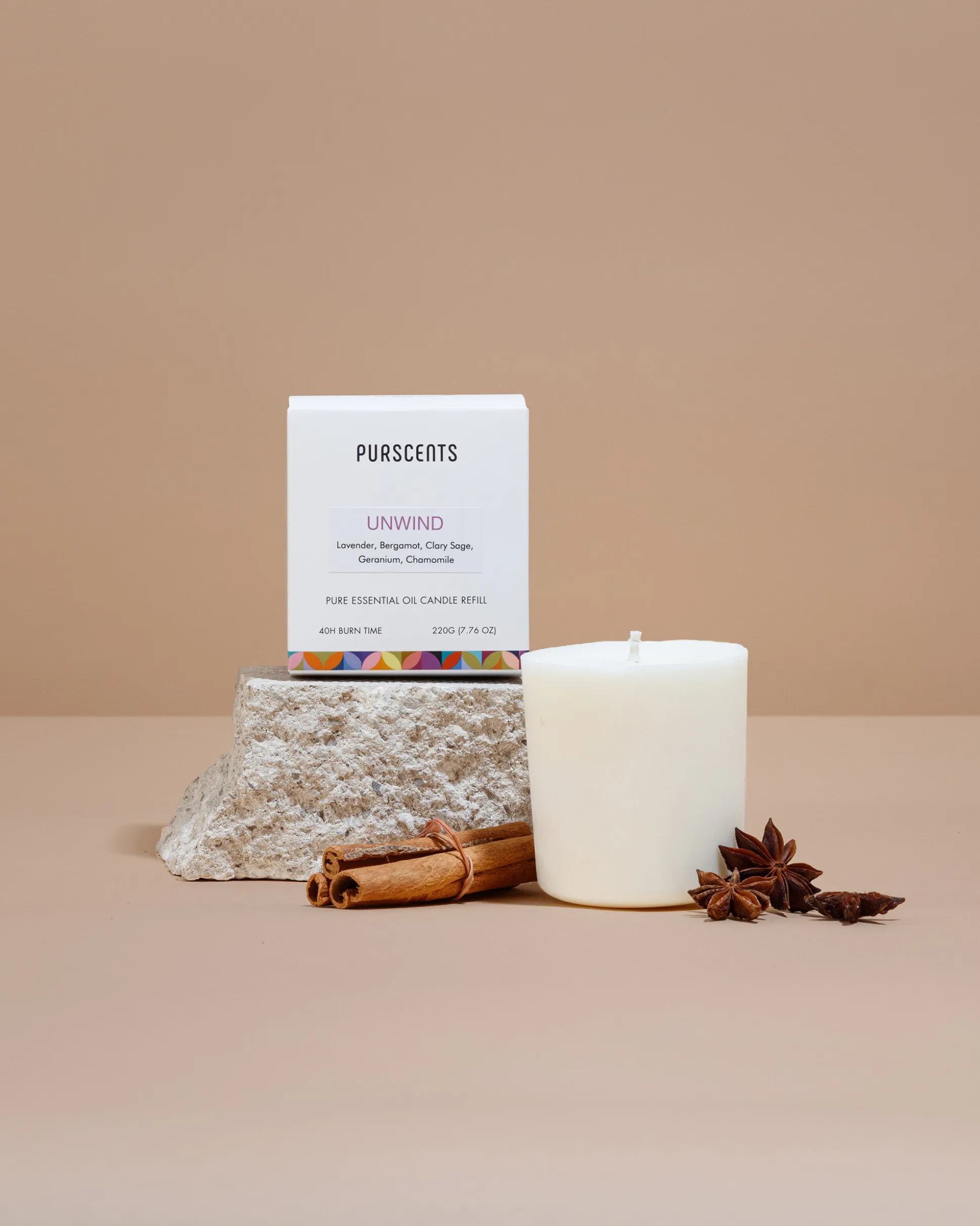 Purscents Clarity Candle Refill Block 220g