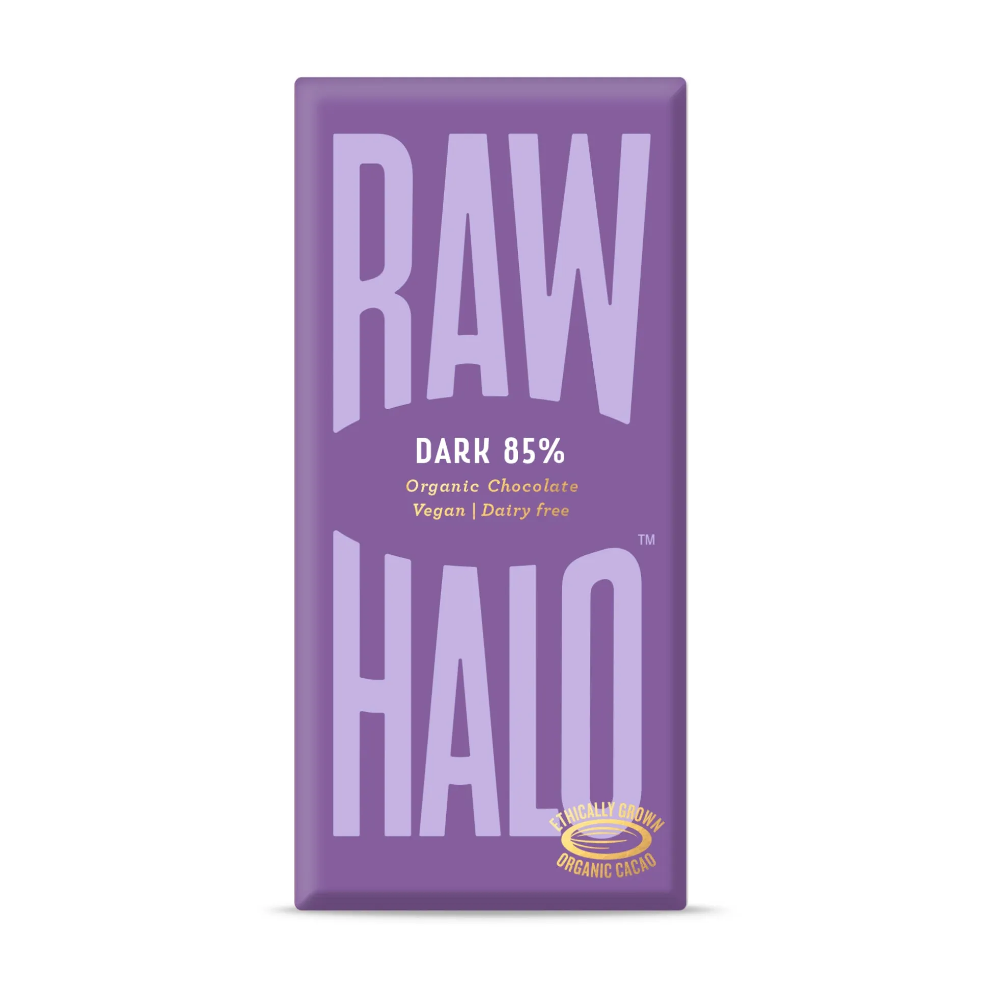 Raw Halo Dark 85% Organic Vegan Chocolate Bar 70g 70g