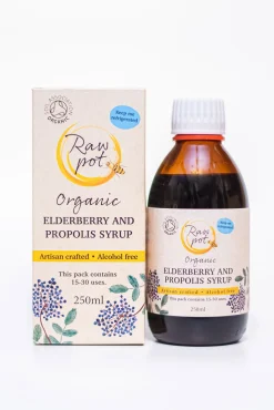 Raw Pot Elderberry and Propolis Syrup 250ml