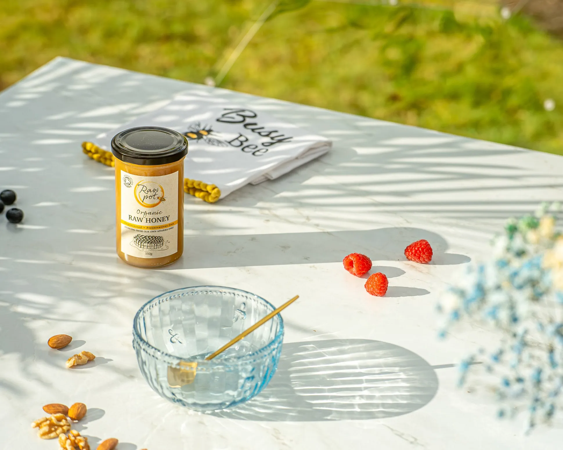 Raw Pot Organic Raw Honey 350g
