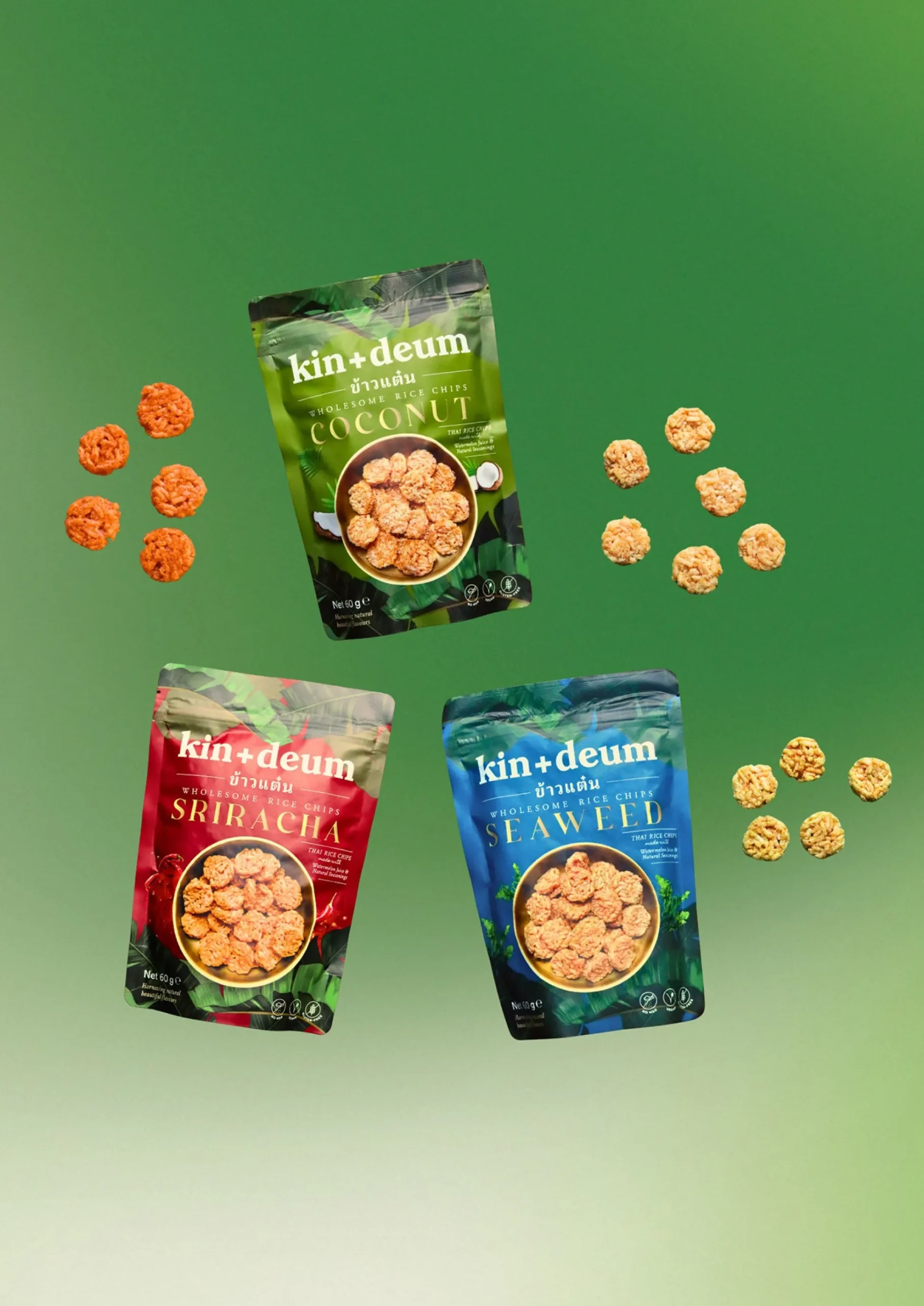 Seaweed Wholesome Rice Chips 60g
