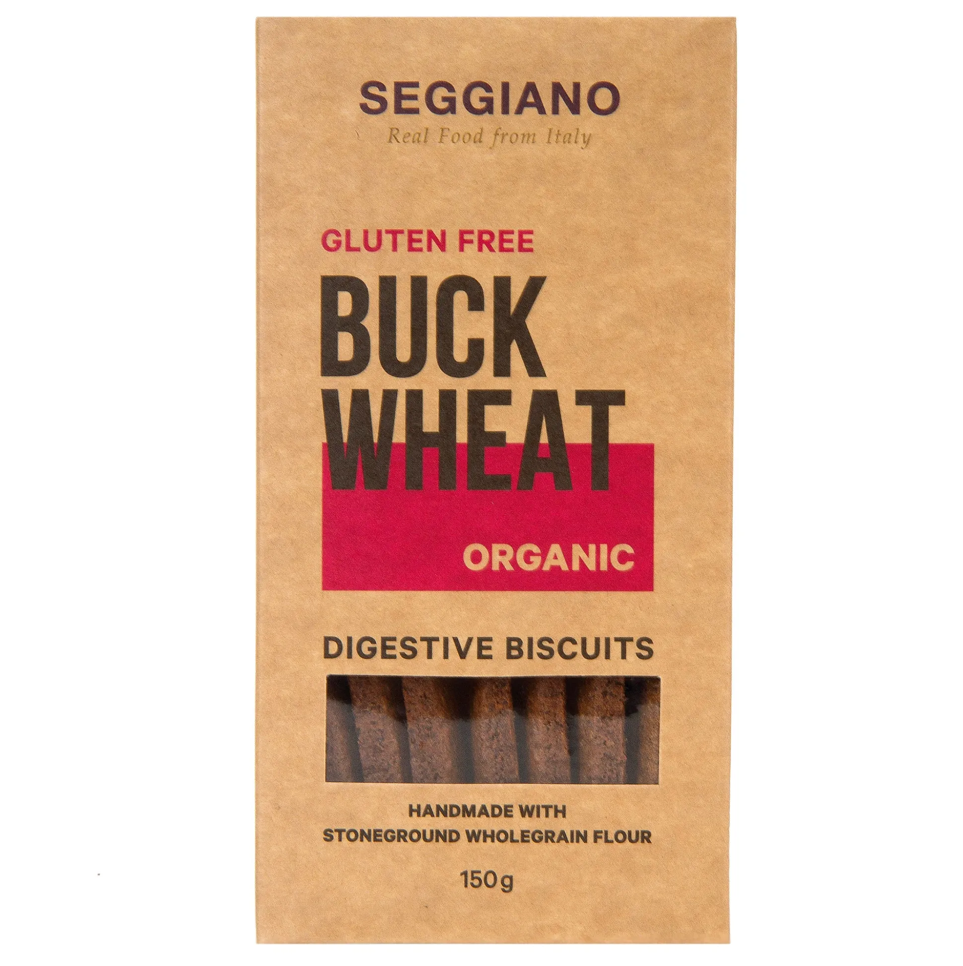 Seggiano Buckwheat Digestive Biscuits 150g