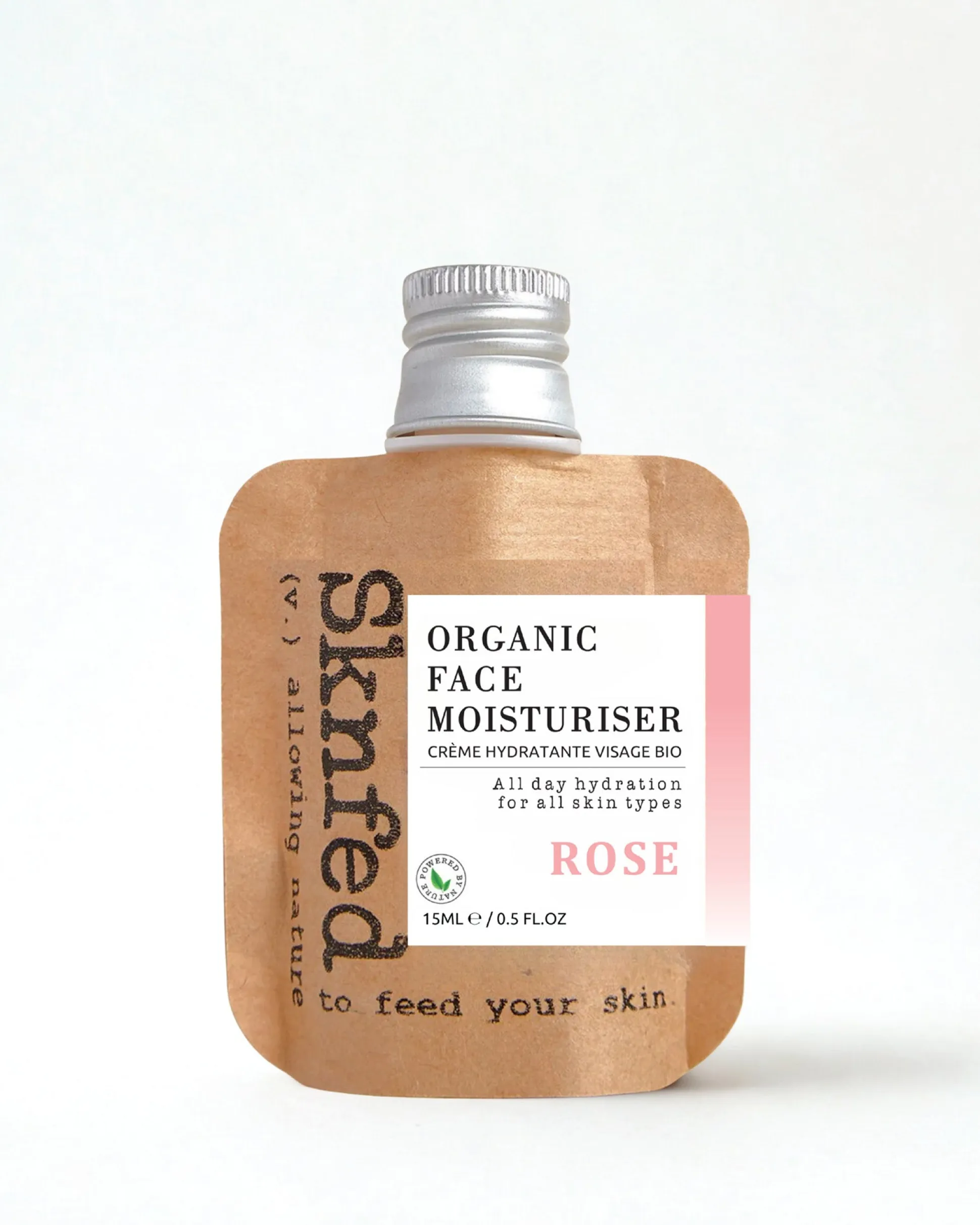 Sknfed Organic Face Moisturiser Rose - Mini 15g
